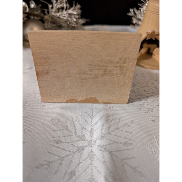 Hand Carved Olive Wood Nativity Scene Bethlehem Mini Figurine Set Lot Christmas - Picture 3 of 10